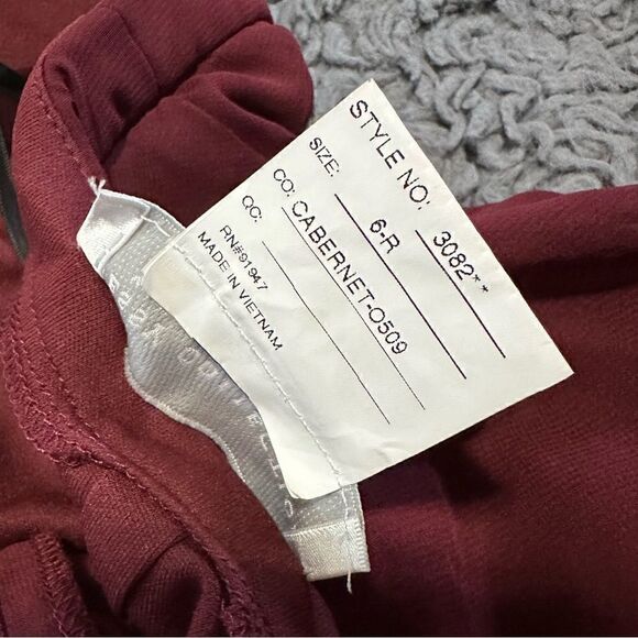 Dessy Collection | STAND COLLAR HALTER MAXI DRESS - Picture 7 of 7